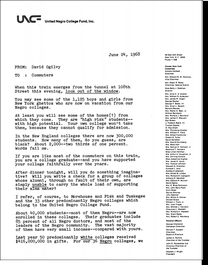 Education Fundraising Letter Example