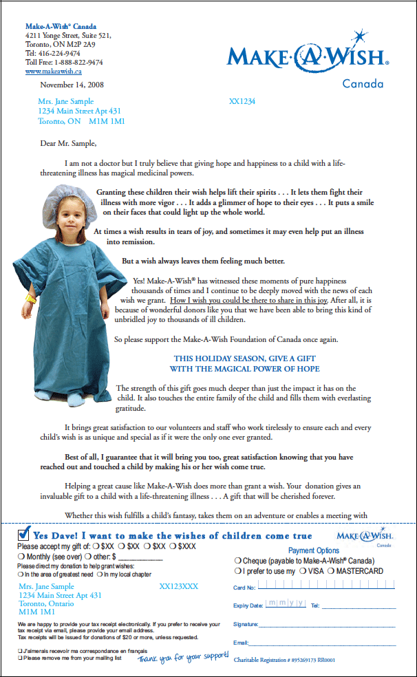Humane Services Fundraising Letter Example
