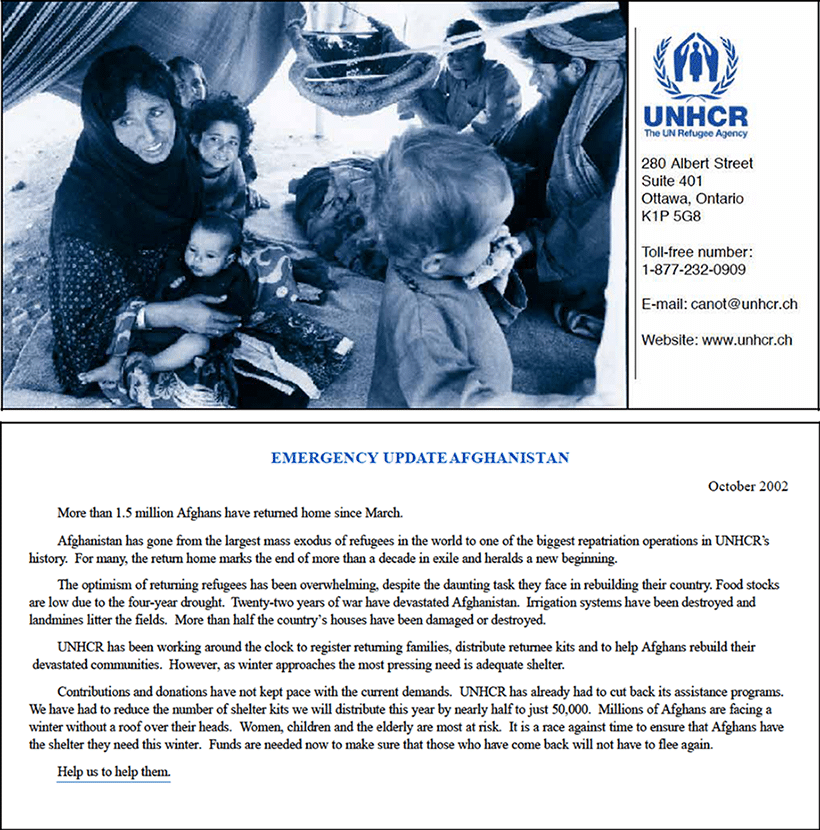 Fundraising Letter Postcard Example