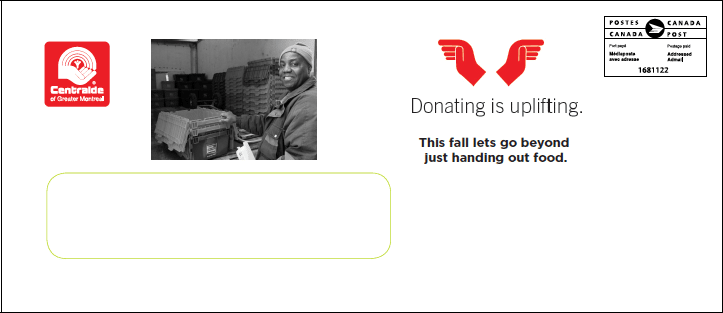 Public & Social Service Fundraising Letter Envelope Example