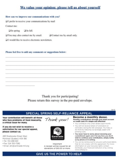 nonprofit direct mail